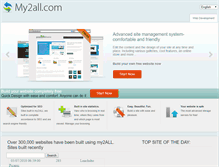 Tablet Screenshot of my2all.com